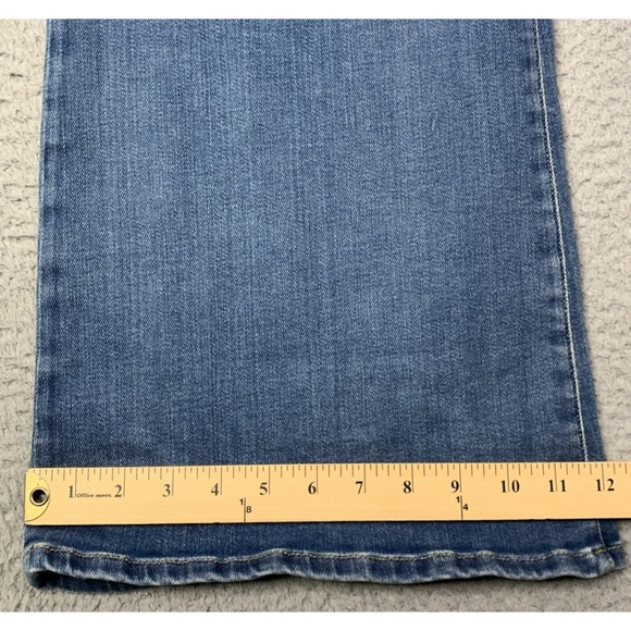 New Good American Jeans Womens Size 4/27 Good Waist Palazzo Flare High Rise - Picture 5 of 10